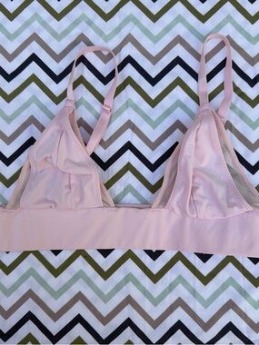 Soft Pink Wireless Triangle Bralette
